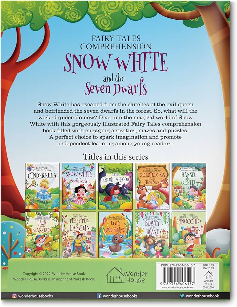 Fairy Tales Comprehension: Snow White and the Seven Dwarfs