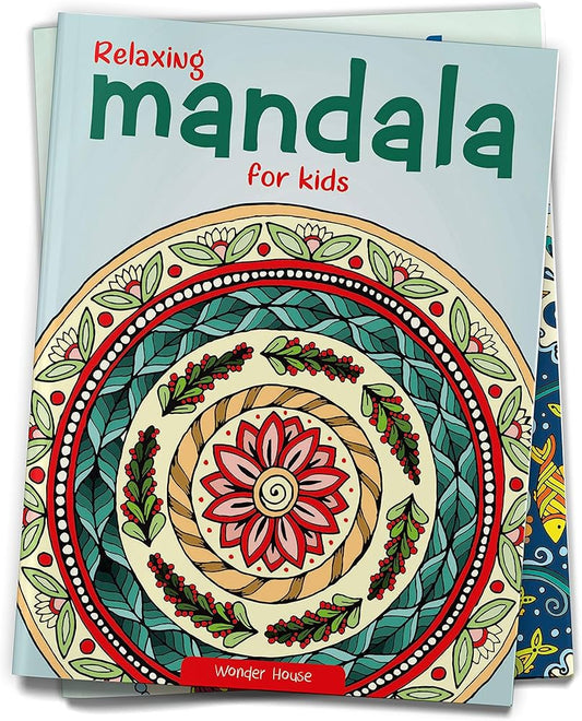 Relaxing Mandala For Kids: Coloring Book To Improve Concentration And Relaxation