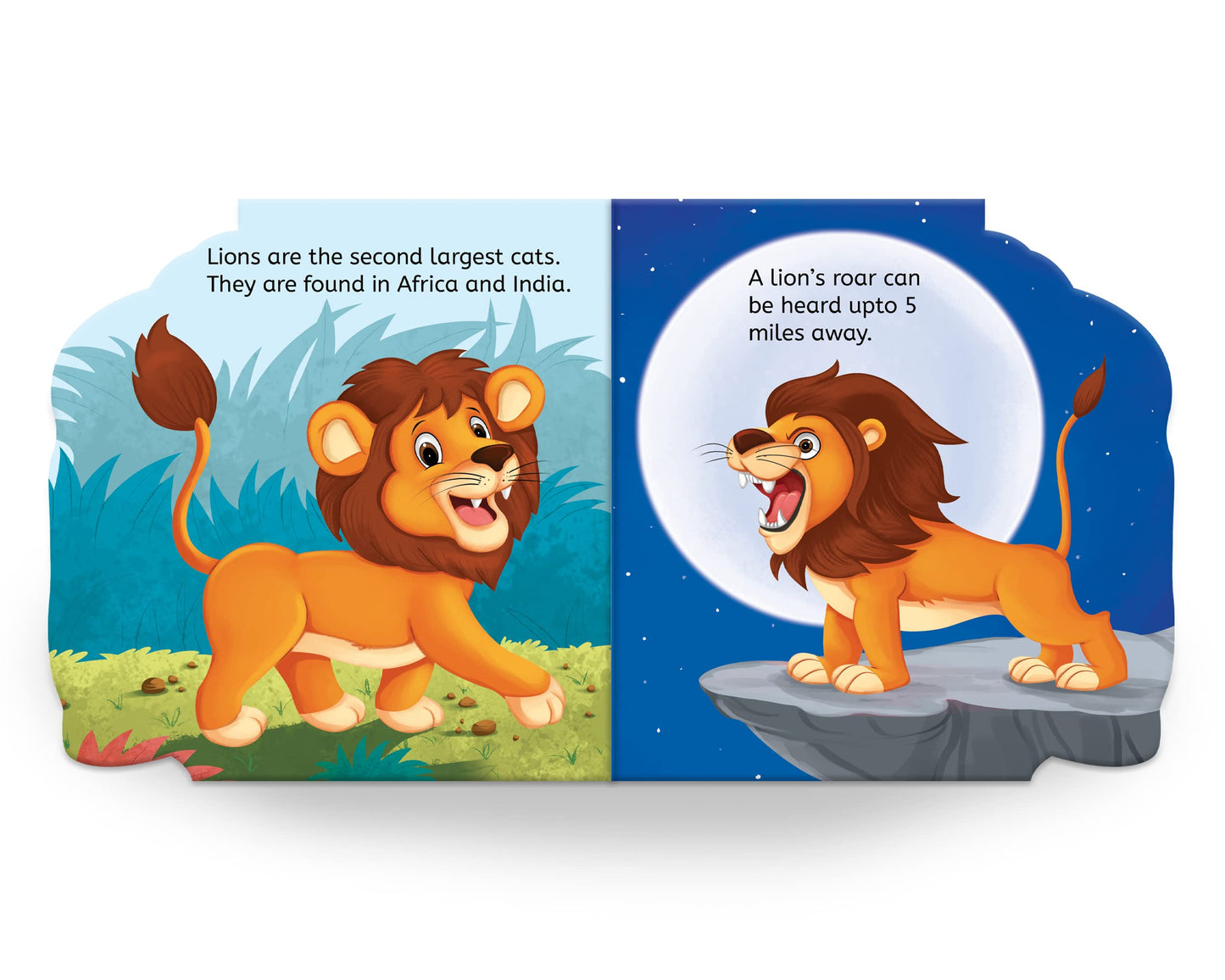 My First Shaped Board Book: Illustrated Lion