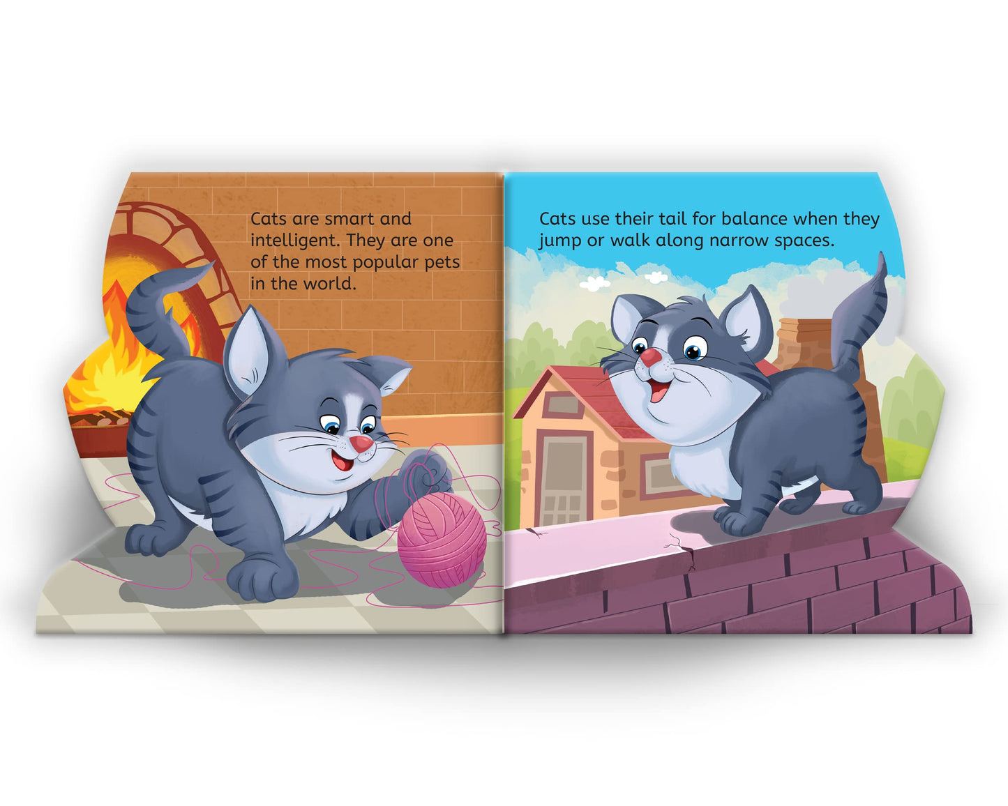 My First Shaped Board Book: Illustrated Cat