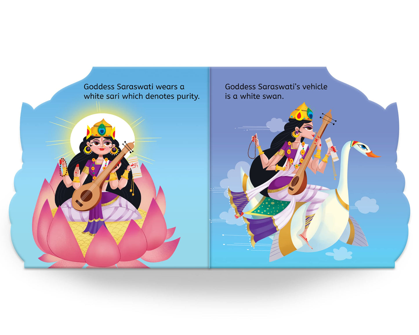 My First Shaped Board Book: Illustrated Saraswati