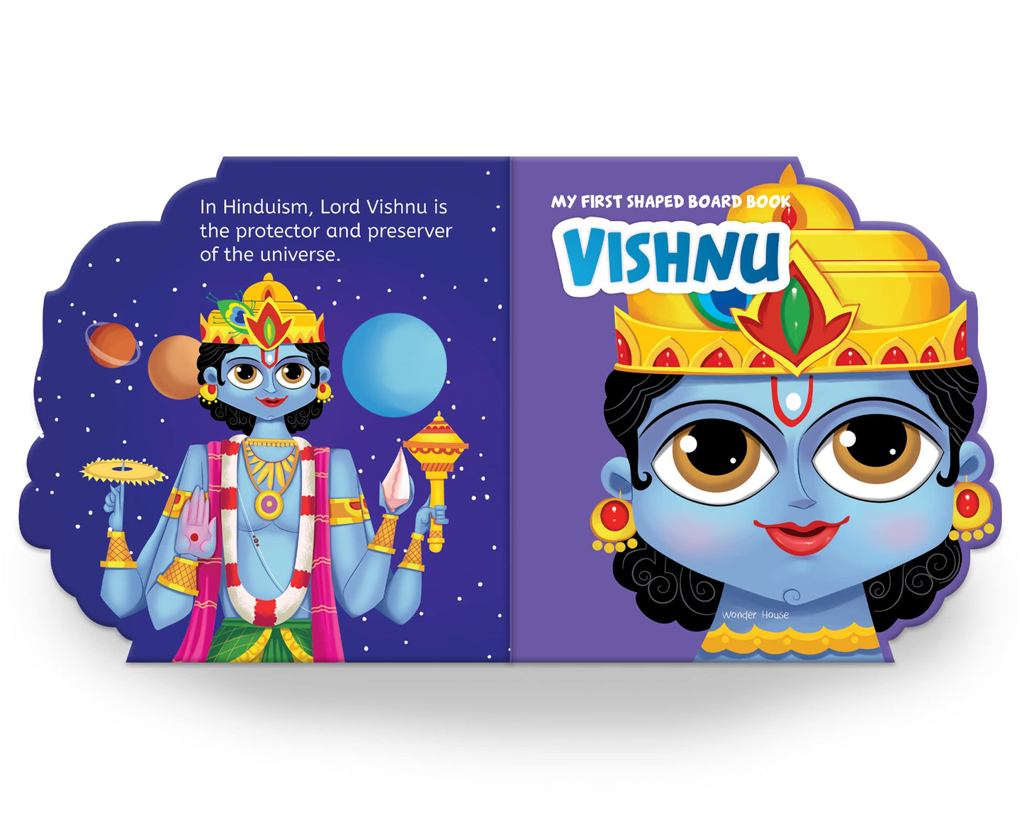 My First Shaped Board Book: Illustrated Vishnu