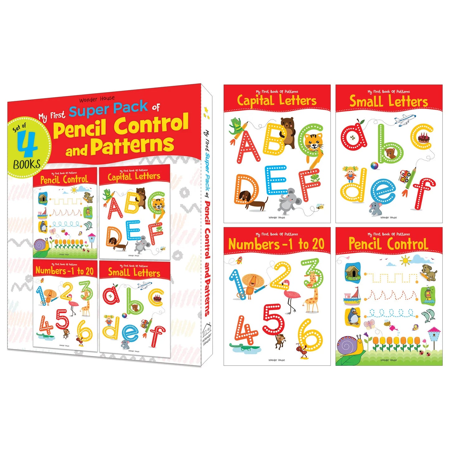 My First Super Boxset Of Pencil Control And Patterns by Wonder House Books at BIBLIONEPAL: Bookstore