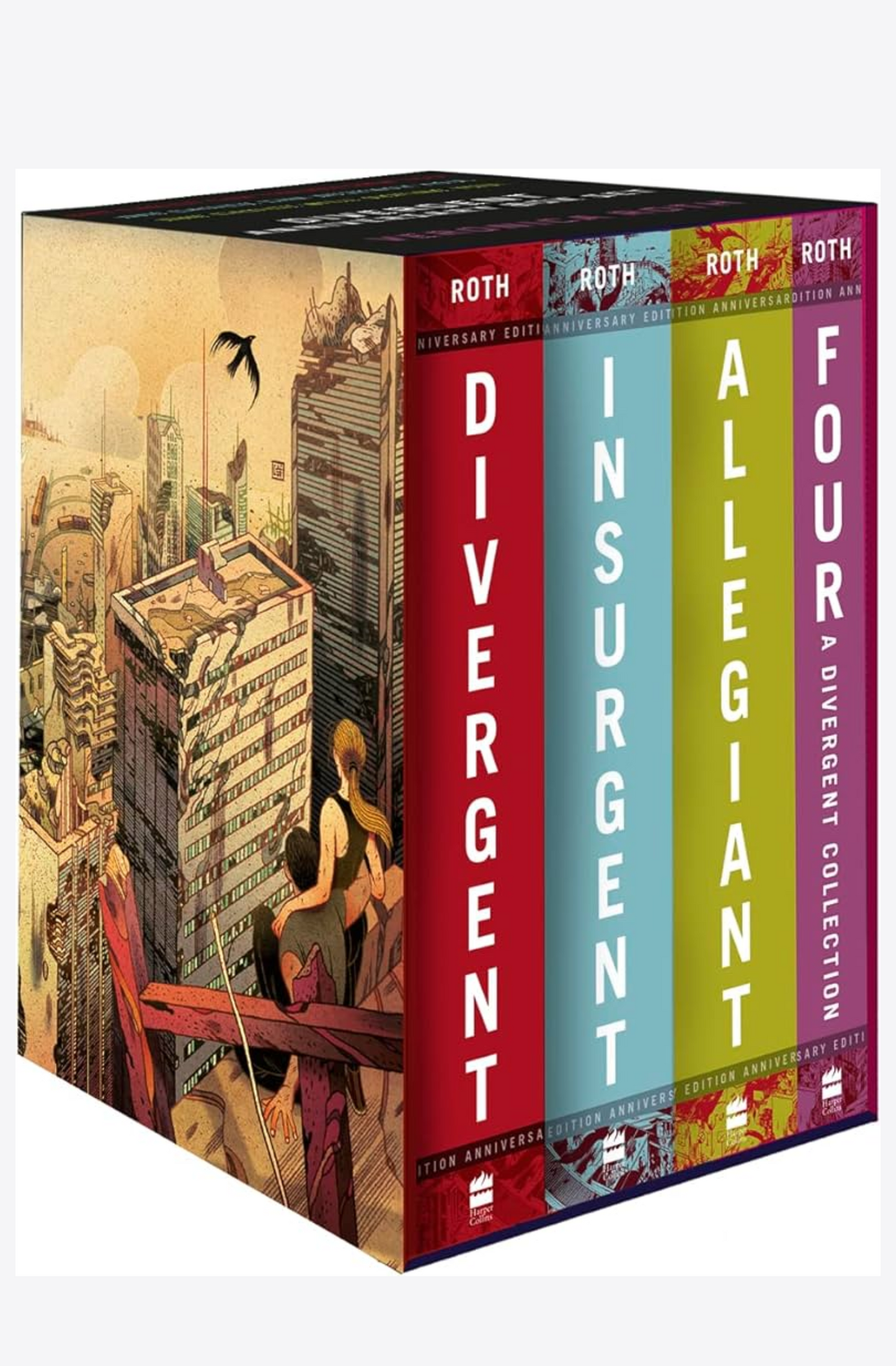 Divergent Series Four-Book Collection Box Set by Veronica Roth at BIBLIONEPAL: Bookstore  Edit alt text