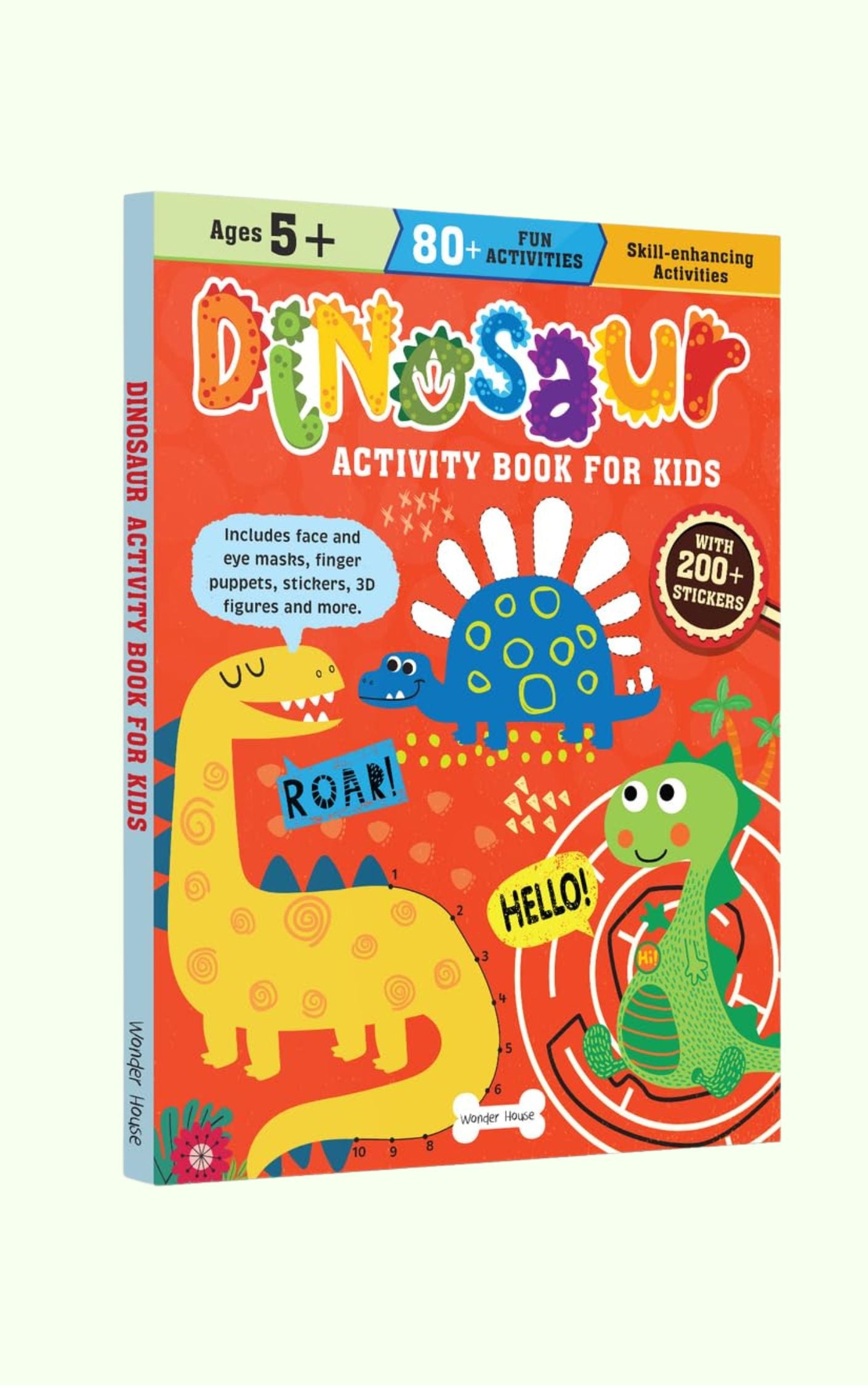 Dinosaur Activity Book For Kids