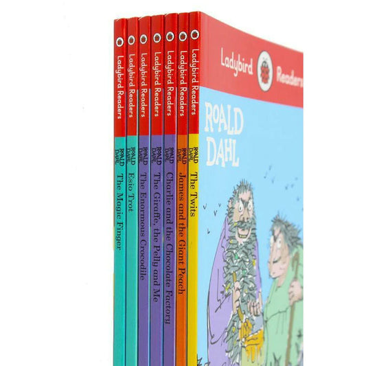 Ladybird Readers Roald Dahl Series 7 Books Set Level 1 - 4 Collection